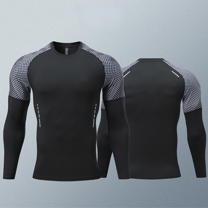 Men's Long Sleeve Compression Shirt - FlexTech