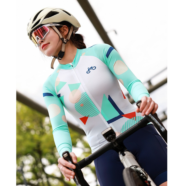 Women's Long-Sleeve Cycling Jersey - Velocity