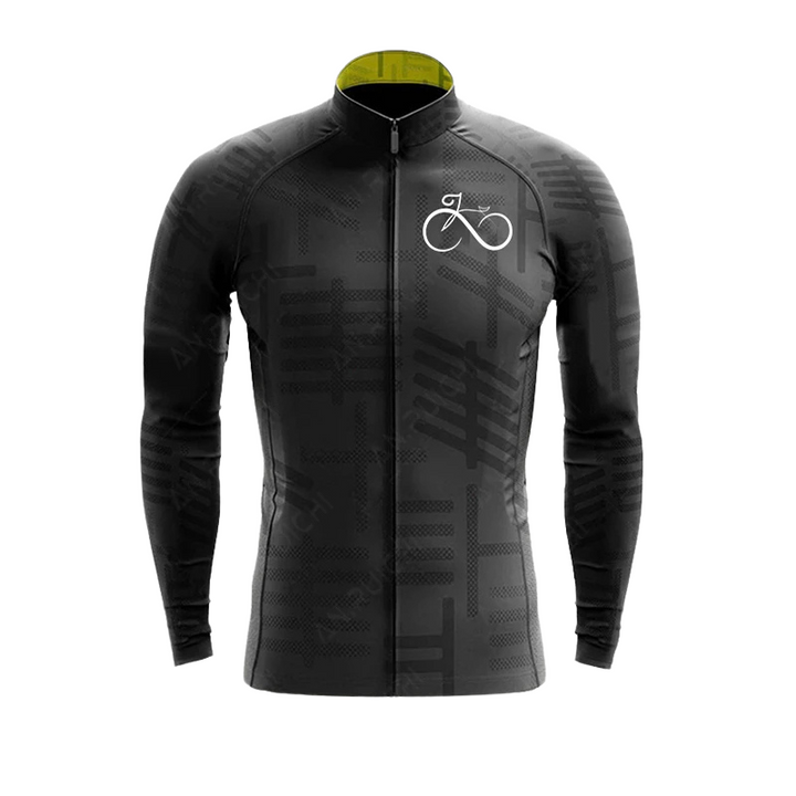 Men's Long Sleeve Thermal Cycling Jersey - BikeElite