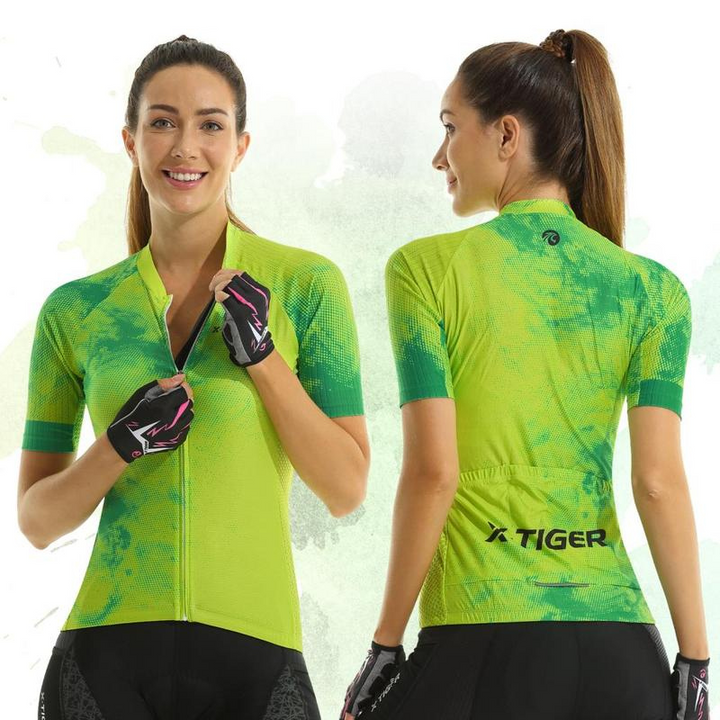 Women's Short Sleeve Cycling Jersey - TigerPro